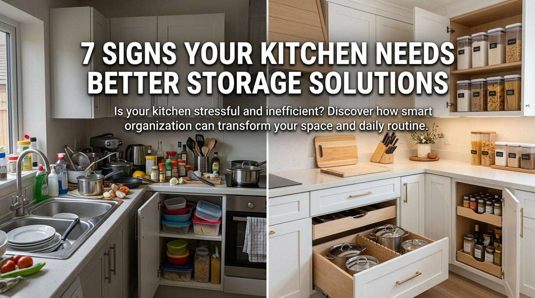 7 Signs Your Kitchen Needs Better Storage Solutions