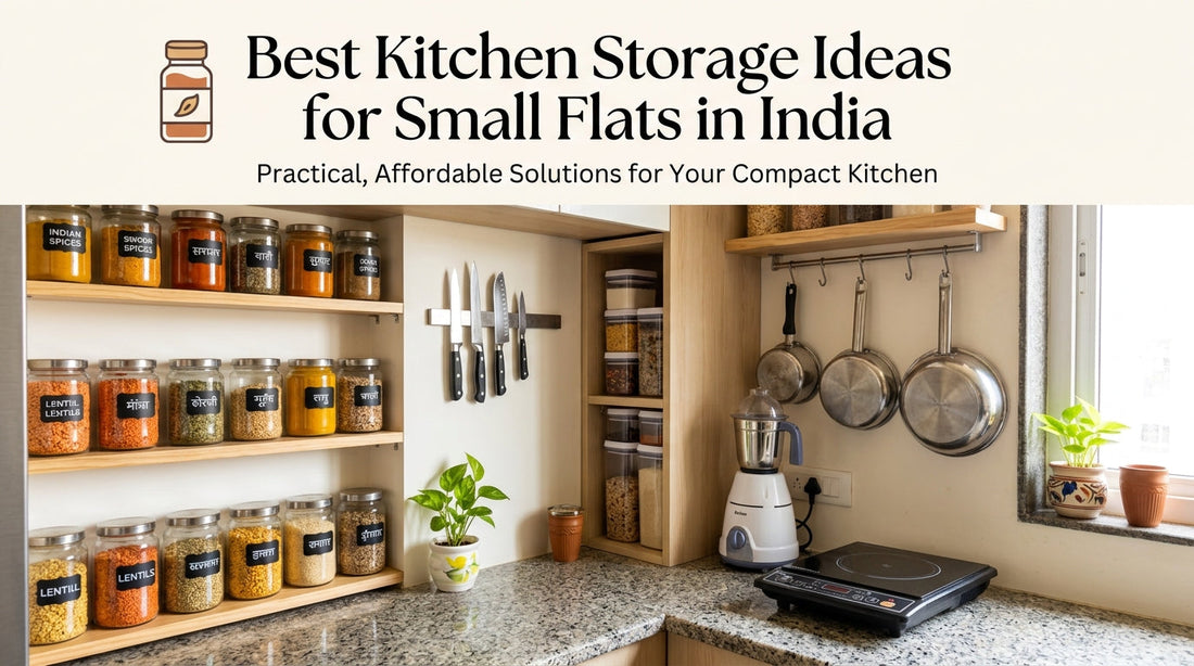 Best Kitchen Storage Ideas for Small Flats in India