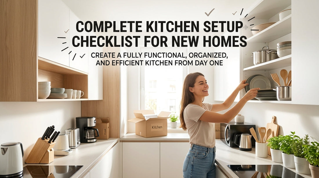 Complete Kitchen Setup Checklist for New Homes