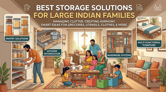 Best Storage Solutions for Large Indian Families
